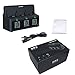 EVPEAK DP2 35W/CH 3.5A/CH 3 Ports Intelligent Battery Charger for Parrot Bebop 2 Drone Battery (Batteries NOT Included)