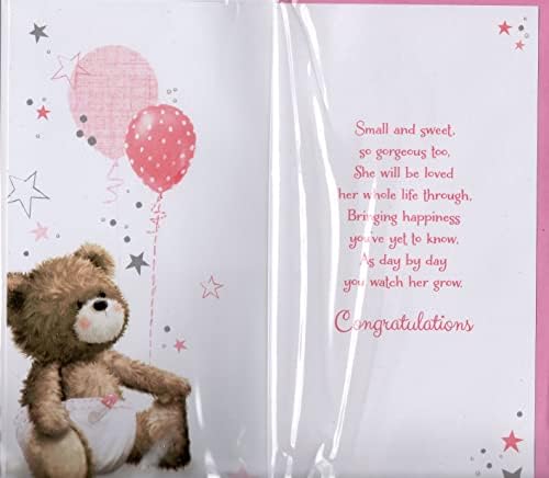 Prelude New Baby Granddaughter Card ~ Congratulations On The Birth Of Your Granddaughter ~ Birth Of Your Grandchild.