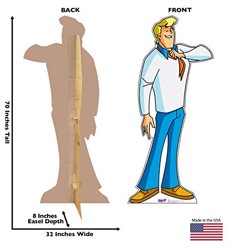 Advanced Graphics Fred Life Size Cardboard Cutout Standup - Scooby-Doo! Mystery Incorporated #TOP1