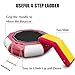 YEYUBIW 6.5ft/10ft/13ft Inflatable Water Trampoline with Slide, Portable Bounce Swim Platform for Lakes, Pools, Calm Sea,Red,10FT/3.0M