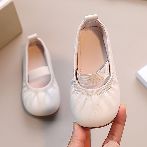 Toddler Ballet Shoes for Girls Soft Leather Ballet Slippers Ballet Shoes Dance Shoes for Girls Square Toe Ballet Flat𝐬2