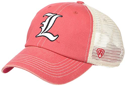 Top of the World Louisville Cardinals Men's Adjustable Vintage Team Icon hat, Adjustable