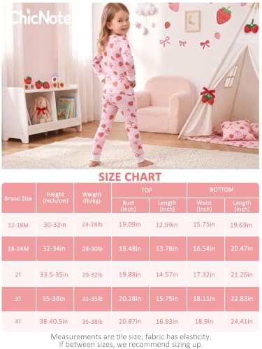 Viscose from Bamboo Toddler Pajamas Girl Long Sleeve Pjs Set - image 9