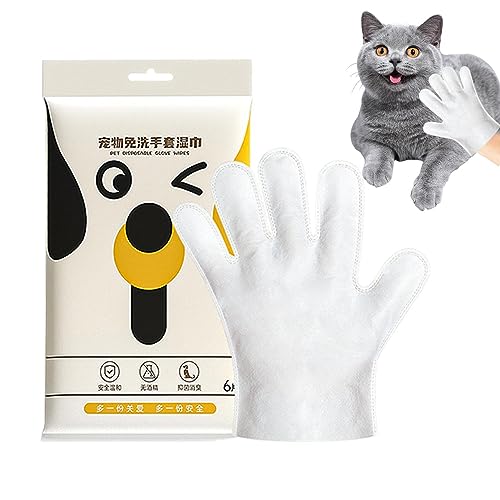 tongfeng Guantes de limpieza para perros, toallitas para masajes de baño, guantes desodorizantes, suministros para mascotas, para ojos, orejas, glúteos, patas, pieles y nutrición