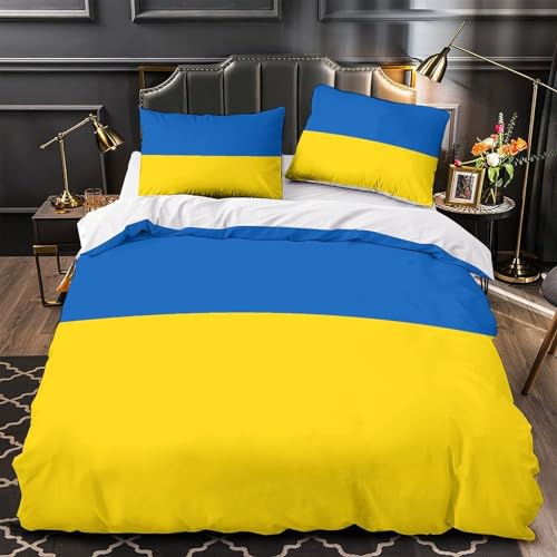Ensemble literie Ukraine 3D microfibre King 220x240cm - 4
