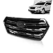 G-PLUS Front Bumper Grill Grille Compatible with Subaru Outback 2015-2017 Glossy Black 91121AL05A