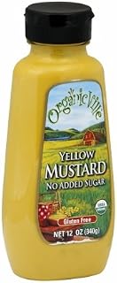 Organicville Yellow Mustard, 12-Ounce (Pack of 6)