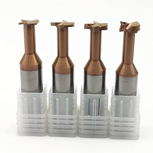 Klot 3-20 Altin Coated T Slot Keyseat Milling Cutter Solid Carbide 3Mm-20Mm T Slotting End Mill  thumb #4