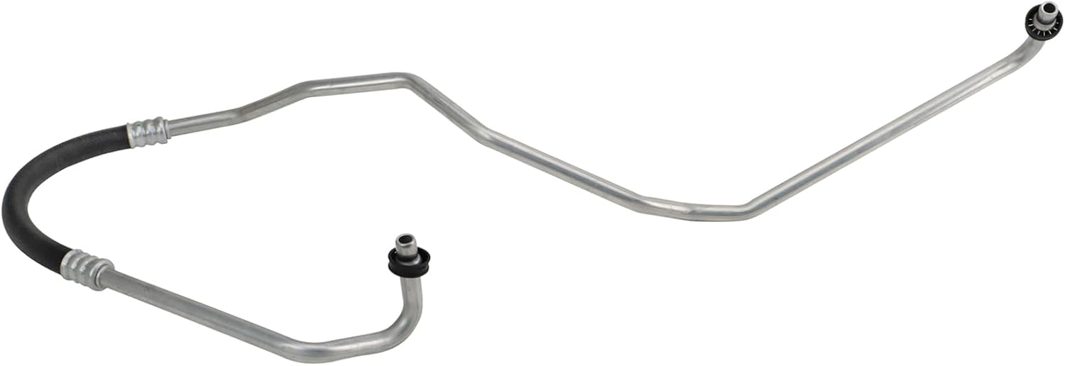 TRQ Lower Transmission Oil Cooler Hose Assembly Compatible with 2006-2010 Chevrolet GMC