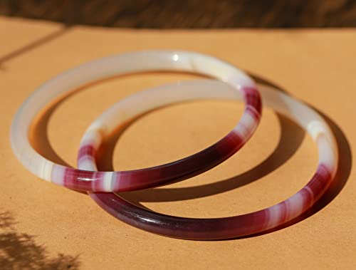 Image of Natural Agate Bracelet Bangle With Gift Box Free