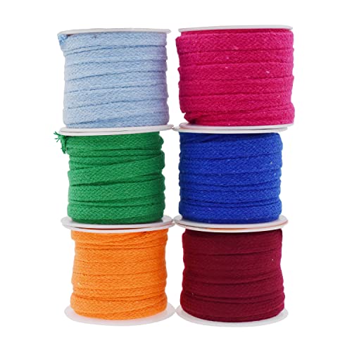 Mandala Crafts 3/8 Inch 12 Rainbow Combo Flat Drawstring Cord Hoodies by Mandala Crafts - Used condition - Image 3