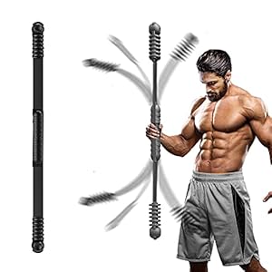 Hotwave Elastic Fitness Bar,Vibration Shake Weight Stick,Body Physical Therapy,Core Strength Training,Power Twister For…