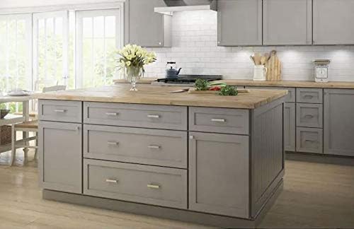 Brainerd Refined Square 3-in Center to Center Polished Nickel Rectangular Handle Cabinet Pull