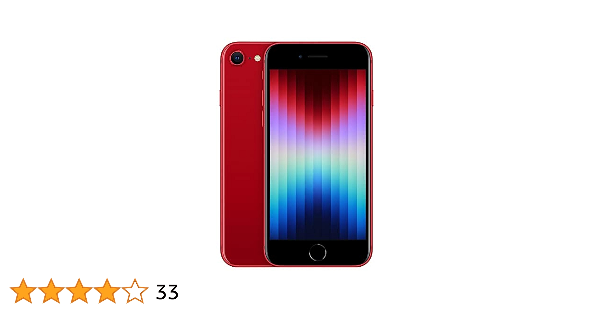 Apple iPhone レッド 256GB Apple iPhone SE 3rd Gen, 256GB, Red - Unlocked (Renewed