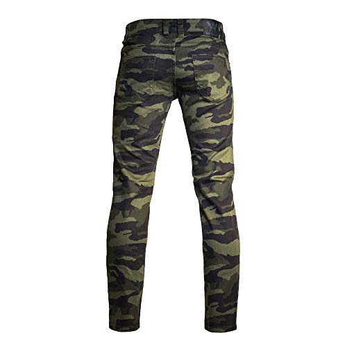 Minimal Apparel Men's Trendy Skinny Slim Fit Jeans, Camo #TOP2