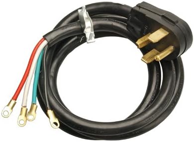 Master Electrician 09154ME 4-Feet Round Dryer Cord, Black