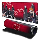 Head Case Designs Officially Licensed Naruto Shippuden Pain and Konan Graphic Art 23.62 x 11.81 x 0.12 inches (600 x 300 mm) - L Gaming Office Desk PC Keyboard Mouse Mat Pad