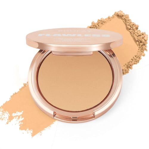Image of PHOFAY Matte Setting Pressed Powder - Natural Matte Finish, Pore-Blurring & Oil-Control Formula, Antioxidant-Infused, Long-Wear Compact for All Skin Types, 8g / 0.28 oz (05#, 8g /setting powder)