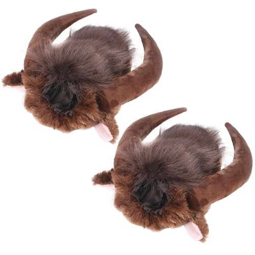 Costume chaud d'hiver pour chien perruque confortable en corne