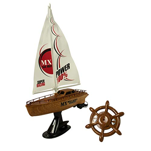 MISC Radio Control Sail Boat White Boys Girls Plastic