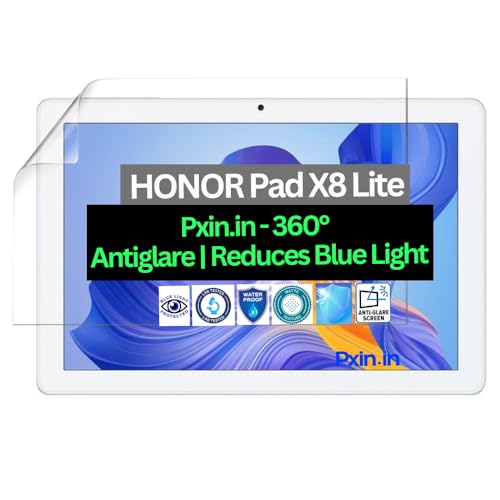 Image of Pxin Tablet Anti Bluelight and Anti Glare Screen Guard compatible with HONOR Pad X8 Lite | BLUVLightblock Tech | Scratch Proof | Prevents bluelight | Eye Protection | No Dry Eyes