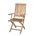 Produktbild Siena Garden 120507 Klappstuhl mit Armlehnen Paleros Akazienholz FSC® 100% Beschläge aus galvanisiertem Stahl
