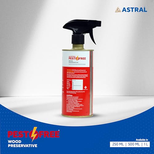 Image of Astral Pestofree Eco-Friendly Termite Killer 500ml | Protective & Preventive Formula for Termite, Borer & Insects | DIY Spray for Home, Office, Kitchen