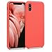 Produktbild kwmobile Hülle kompatibel mit Apple iPhone XS Max - Hülle Silikon gummiert - Handyhülle - Handy Case in Leuchtende Koralle
