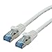 Produktbild ROLINE Patchkabel Kat.6A S/FTP (PiMF), Component Level, LSOH, weiß, 15 m