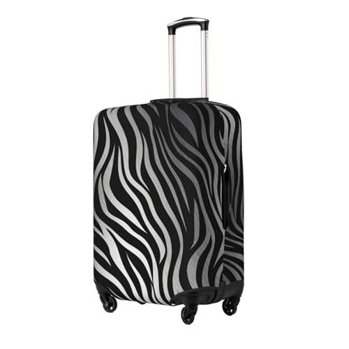 Zebra Print Luggage Cover Washable Suitcase Cover Tsa Approved Elastic Spandex Suitcase Protector Anti-Scratch Travel Baggage Covers Fit 18-32 Inch Luggage2