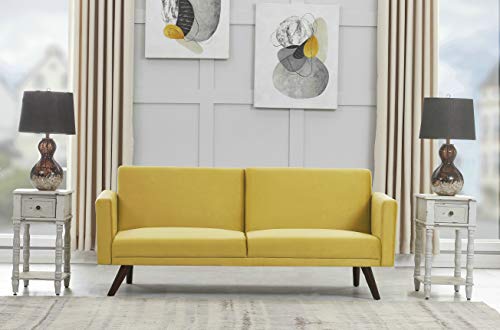 US Pride Furniture SB 9084 Sofabed, Strong Yellow