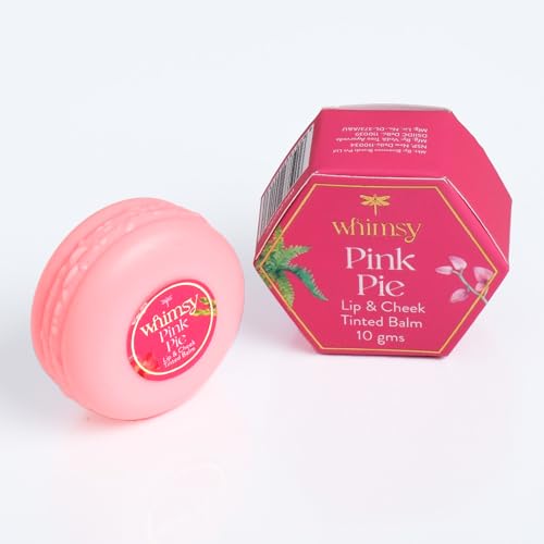 Whimsy Beauty Lip & Cheek Tint for Girls, Preteens & Teens | Safe Non-Toxic Kids Makeup | Soft Natural Finish | 4 to16 Years | Organic Formula | Sulfate & Paraben Free | Dermatologist Tested (Pink)