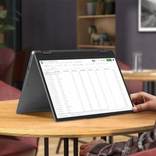 Lenovo Ideapad Flex 3 Chromebook – Ordenador portátil 12″ WUXGA (Intel N100, 8GB RAM, 128 GB SSD, Intel Graphics, Chrome OS) Gris – Teclado QWERTY español