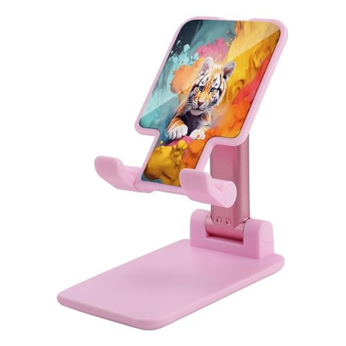 Support de téléphone portable pliable pour bureau ajustable multicolore