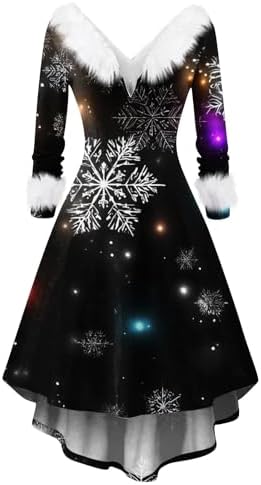 Robe Noel Femme, Réveillon Saint Sylvestre Sexy Robes, Chic Nouve...