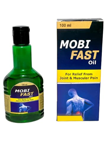 Mobifast Pain Relief Massage Oil, Immediate & Long-Lasting Pain Relief and Healthy Joints