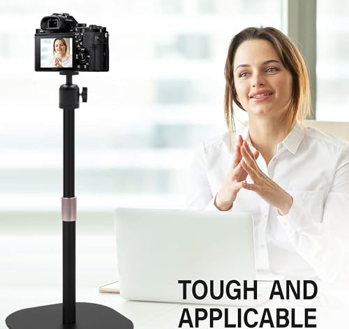 Heavy-Duty Webcam Stand, Tabletop Webcam Tripod Holder Compatible with Logitech MX Brio 4K,Brio 4K,Brio 500,C920,C922,C930,C615,StreamCam Webcams - Image 5