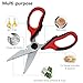 KYDLLF Left Handed Kitchen Scissors Shears and Can Opener Set, Lefty Kitchen Tools Utensils for Left Hand People/Adult(2 in 1)