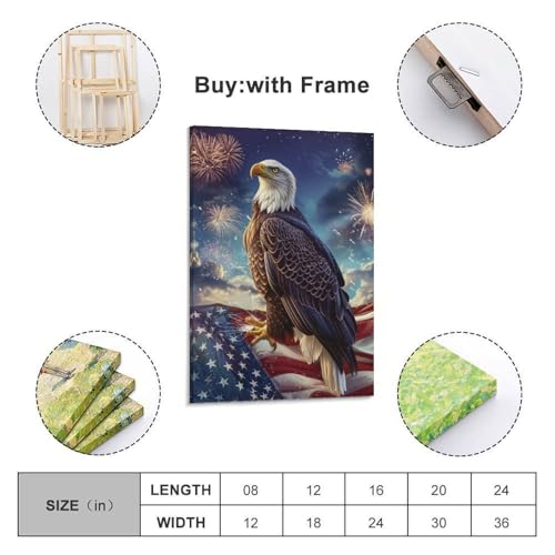 Peintures Sur Toile Aigle Impression Haute Définition 30x45