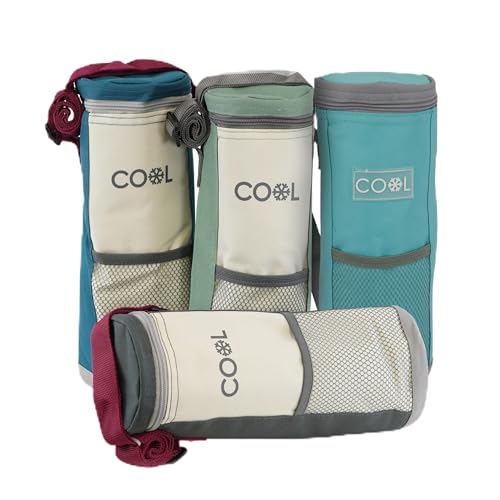 MTS Insulated Bottle Cool Bag for Wine Champagne & Water - Portable Drinks Cooler for 750ml to 1.5L Bottles with Adjustable Strap & Zip for Picnics & Travel - Easy Clean Assorted Colours & Designs