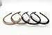 JOBAND 4pcs Hairbands for Women, Non-Slip Zig Zag Headbands, Adjustable Teeth Comb Hair Hoop, Daily Use, Yoga, Spa, Parties, Resin Cotton Blend