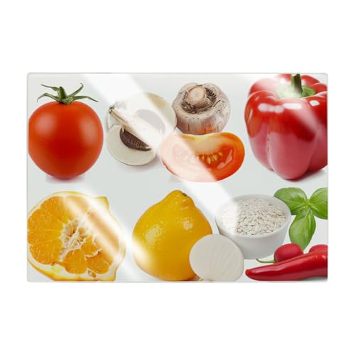 Tabla de cortar rectangular de vidrio templado CALCA 12 unidades miniatura 3