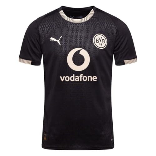 PUMA BVB Borussia Dortmund 100 Jahre Rote Erde Special Trikot Jersey (DE/NL/SE/PL Alphanumerisch L Regular Regular Black)