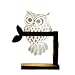 Produktbild LED Dimmbar CITTATREND Tischleuchte - 3D Visual Acryl Deco Holz Nachttischlampe - Warmweiß Nachtlicht - Geschenk für Kinderzimmer Schlarfzimmer (Eule)