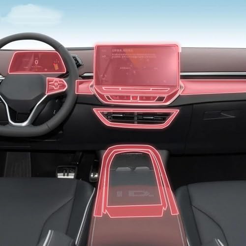 Film de protection en TPU pour Volkswagen ID.6 X 2021-2024 console centrale et écran de voiture