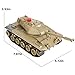 BDTCTK 1/30 M41A3 American Army Battle Tank, Remote Control Tank for Kids, Programmable RC Tanks with Lights & Realistic Sounds, All Terrain RC Military Tank Off-Road Vehicles