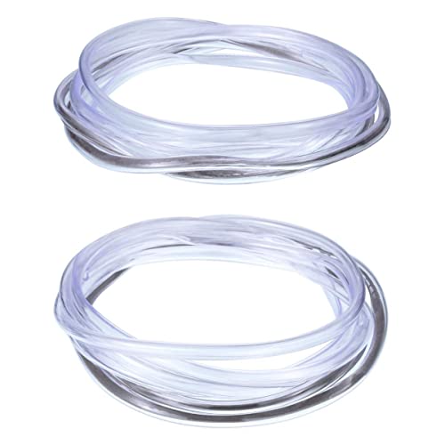 2 Packs Car Door Edge Guards U Shape Universal 33 Feet Car Door Bumper Edge Guard Strip Protection Trim Anti-Collision PVC Clips Seal Protector for Most Car