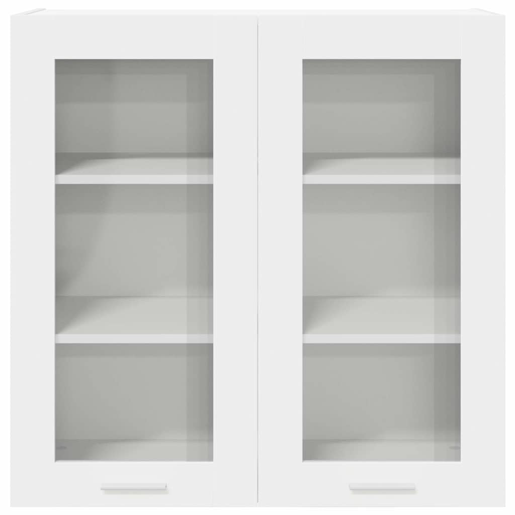 vidaXL Mueble Colgante con Puerta 80 x 31 x 80 cm Madera de ingeniería, Armario de Cocina Moderno, diseño Rectangular, Gran Espacio, Materiales Resistentes, Estilo contemporáneo, soluciones de hogar