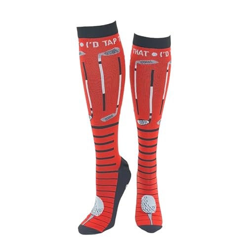 Crazy Dog T-Shirts Funny Compression Socks for Dad Hilarious Fathers Day High Socks for Men2