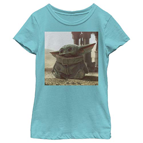 STAR WARS Girl's The Mandalorian The Mandalorian The Child Square Frame T-Shirt
